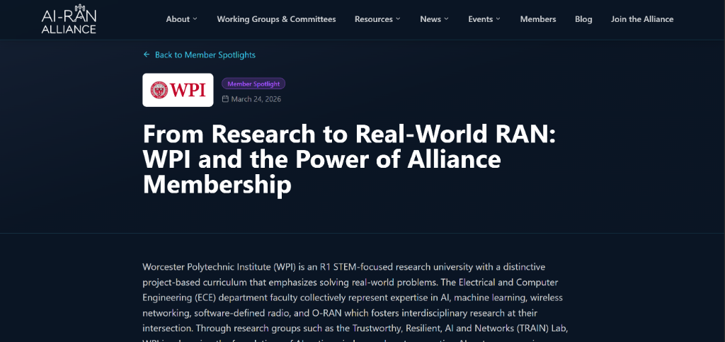 AI-RAN Alliance Spotlight
